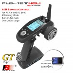 Flysky FS-GT5 2.4G 6CH Transmitter with FS-BS6 6CH Receiver Built-in Gyro Fail-Safe for RC Car Boat